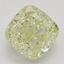 1.34 Ct. Fancy Light Yellow Cushion Diamond
