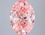 5.01 Ct. Fancy Vivid Pink Oval Lab Grown Diamond