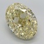 8.72 Ct. Fancy Yellow Oval Lab Grown Diamond