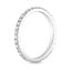 18K White Gold Petite Shared Prong Eternity Diamond Ring (1/2 ct. tw.), smallside view