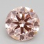 2.50 Ct. Fancy Intense Pink Round Lab Grown Diamond