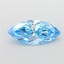 3.02 Ct. Fancy Vivid Blue Marquise Lab Grown Diamond