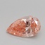 0.57 Ct. Fancy Intense Pink Pear Lab Grown Diamond