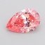 1.50 Ct. Fancy Vivid None Pink Pear Lab Grown Diamond