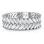 Custom Chevron Diamond Baguette Ring