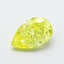 1.64 Ct. Fancy Intense Yellow Pear Lab Grown Diamond