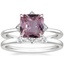 18K White Gold Gardenia Diamond Ring with Wren Diamond Ring