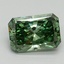 1.55 Ct. Fancy Vivid Pacific Green Radiant Lab Grown Diamond