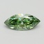 1.01 Ct. Fancy Vivid Green Marquise Lab Grown Diamond
