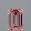2.12 Ct. Fancy Vivid Pink Emerald Lab Grown Diamond