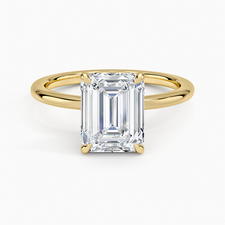 Hidden Heart Solitaire Ring