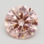 2.01 Ct. Fancy Pink Round Lab Grown Diamond
