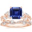 14K Rose Gold Secret Garden Diamond Ring (1/2 ct. tw.) with Luxe Winding Willow Diamond Ring (1/4 ct. tw.)