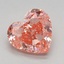 1.60 Ct. Fancy Vivid Pink Heart Lab Grown Diamond