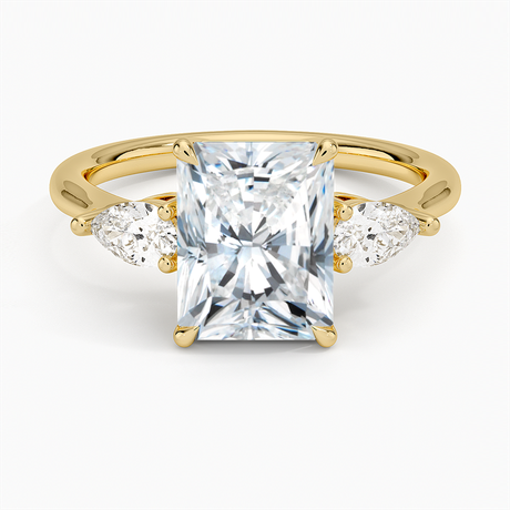Opera Diamond Three Stone Engagement Ring