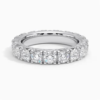 French Pavé Eternity Diamond Ring (3 ct. tw.)