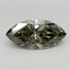 2.08 Ct. Fancy Vivid  Green Marquise Lab Grown Diamond