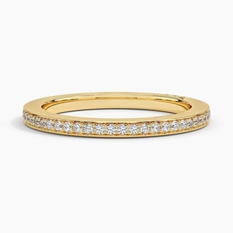 Tacori Dantela Eternity Diamond Ring (1/4 ct. tw.) in 18K Yellow Gold