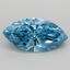 2.51 Ct. Fancy Vivid Blue Marquise Lab Grown Diamond