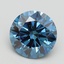 2.50 Ct. Fancy Vivid Blue Round Lab Grown Diamond