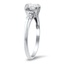 The Bertie Ring, smalltop view on a hand