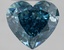 3.36 Ct. Fancy Vivid Blue Heart Lab Grown Diamond