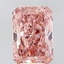 4.05 Ct. Fancy Vivid Pink Radiant Lab Grown Diamond