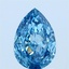 1.23 Ct. Fancy Vivid Blue Pear Lab Grown Diamond