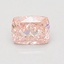 0.76 Ct. Fancy Intense Pink Cushion Lab Grown Diamond