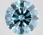 5.64 Ct. Fancy Vivid Blue Round Lab Grown Diamond