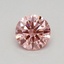 0.36 Ct. Fancy Vivid Pink Round Lab Grown Diamond