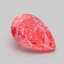 1.09 Ct. Fancy Vivid Pink Pear Lab Grown Diamond