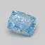 2.13 Ct. Fancy Vivid Blue Cushion Lab Grown Diamond