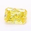 1.22 Ct. Fancy Vivid Yellow Radiant Lab Grown Diamond