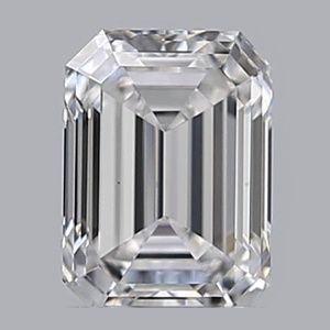 Emerald diamond — real photo