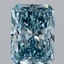 2.19 Ct. Fancy Vivid Blue Radiant Lab Grown Diamond