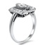 The Isami Ring, smalltop view on a hand