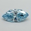 6.03 Ct. Fancy Vivid Blue Marquise Lab Grown Diamond