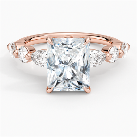 14K Rose Gold Grand Versailles Diamond Ring