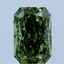 1.73 Ct. Fancy Vivid Green Radiant Lab Grown Diamond