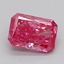1.27 Ct. Fancy Vivid Pink Radiant Lab Grown Diamond