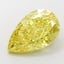 6.00 Ct. Fancy Intense  Yellow Pear Lab Grown Diamond