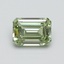 0.83 Ct. Fancy Vivid Green Emerald Lab Grown Diamond