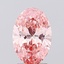 1.99 Ct. Fancy Vivid Pink Oval Lab Grown Diamond