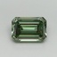 1.54 Ct. Fancy Vivid Pacific Green Emerald Lab Grown Diamond