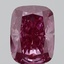 2.95 Ct. Fancy Vivid  Pink Cushion Lab Grown Diamond