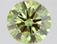 1.46 Ct. Fancy Vivid Green Round Lab Grown Diamond