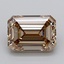 3.26 Ct. Fancy Light  Brown Emerald Lab Grown Diamond
