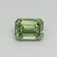 0.36 Ct. Fancy Vivid Green Emerald Lab Grown Diamond