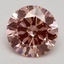 2.00 Ct. Fancy Intense Pink Round Lab Grown Diamond